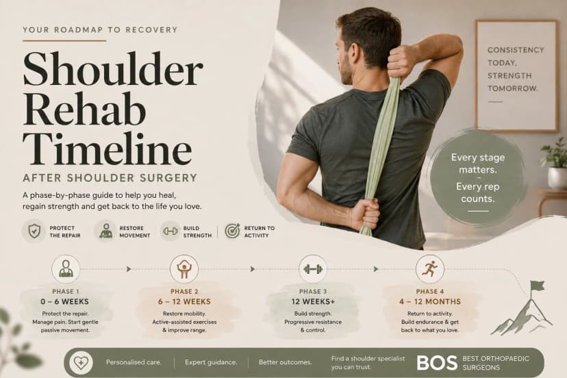What Does a Shoulder Rehab Timeline Look Like After Surgery?